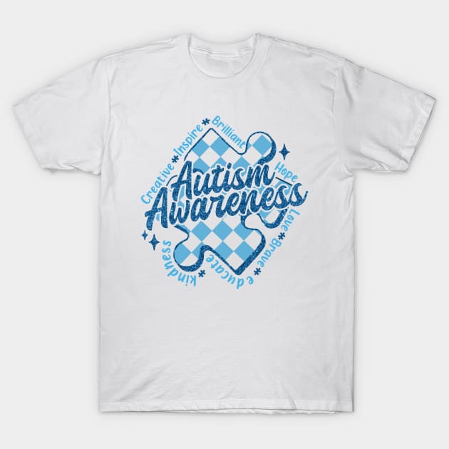 Autism Awareness, Autism Accept Understand Love, Autism Mom, Special Education T-Shirt by CrosbyD